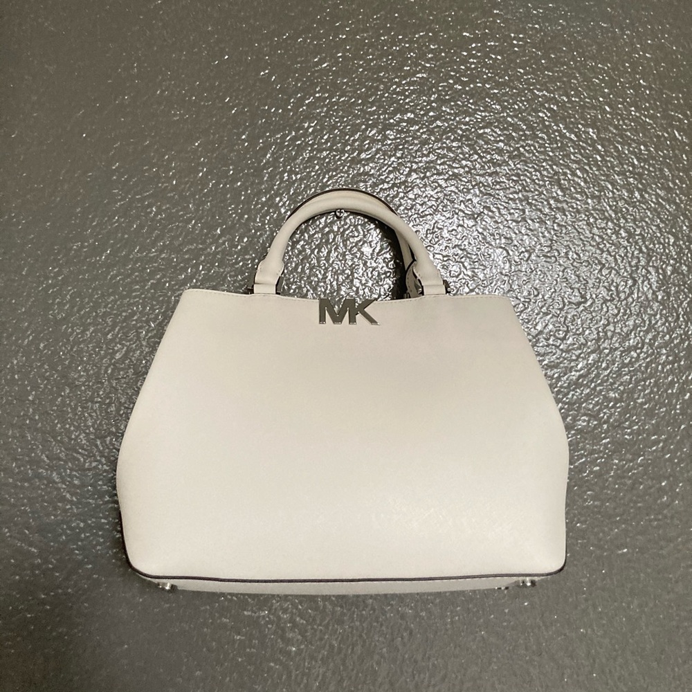 Michael Kors Florence MD Satchel HandBag White - Picture 16 of 16